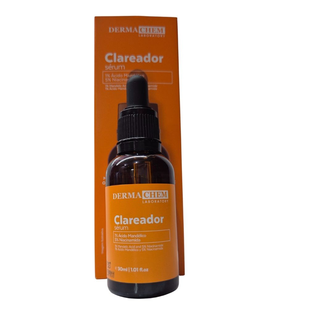 Sérum Clareador Facial Dermachem 30ml | Clareia Manchas, Melasma e Uniformiza o Tom da Pele