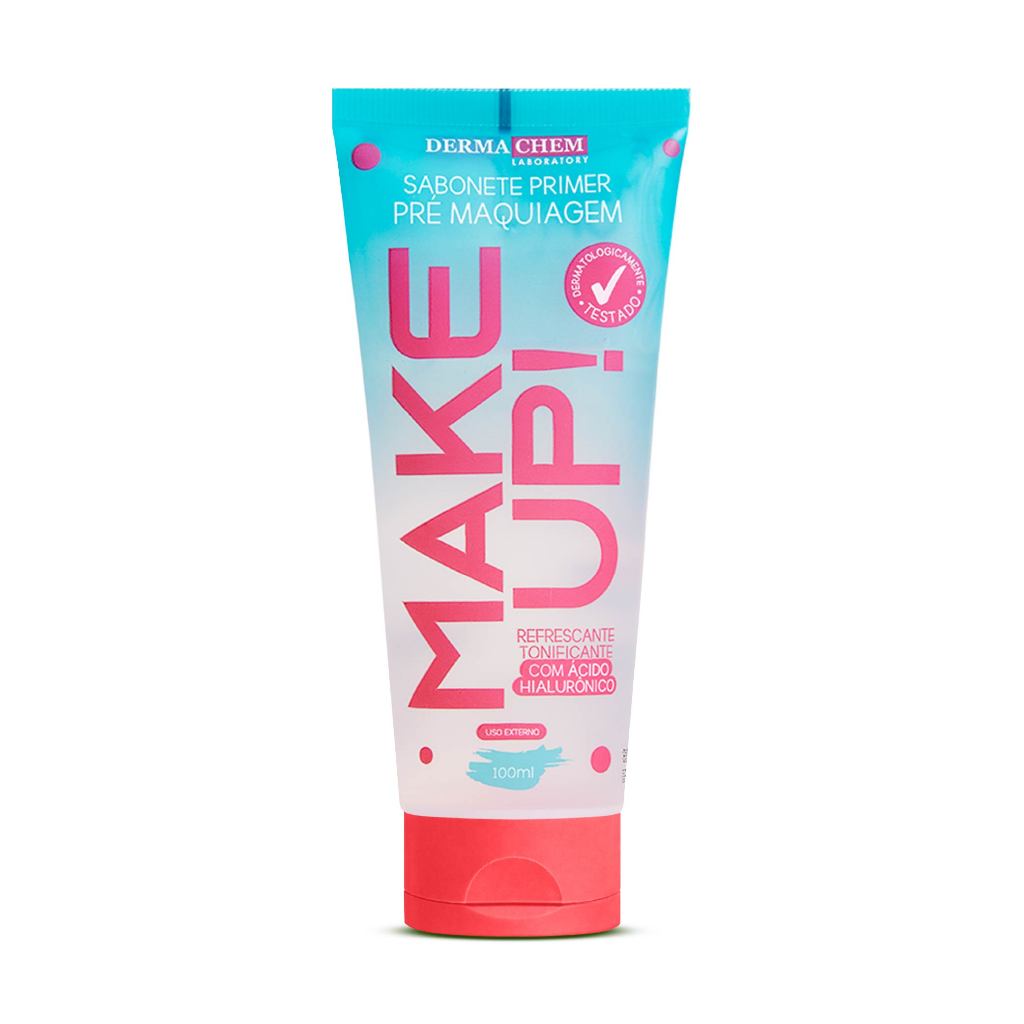 Primer Make Up Dermachem 100ml Pré-Maquiagem Hidratante Efeito Blur Longa Duração