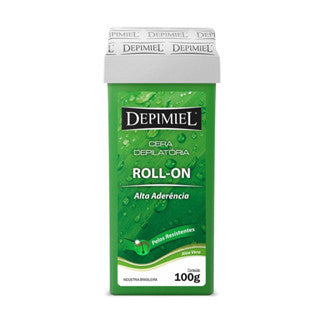 Kit 3 Ceras Depilatórias Roll-On Depimiel Pelos Normais Grossos e Resistentes 100g Original