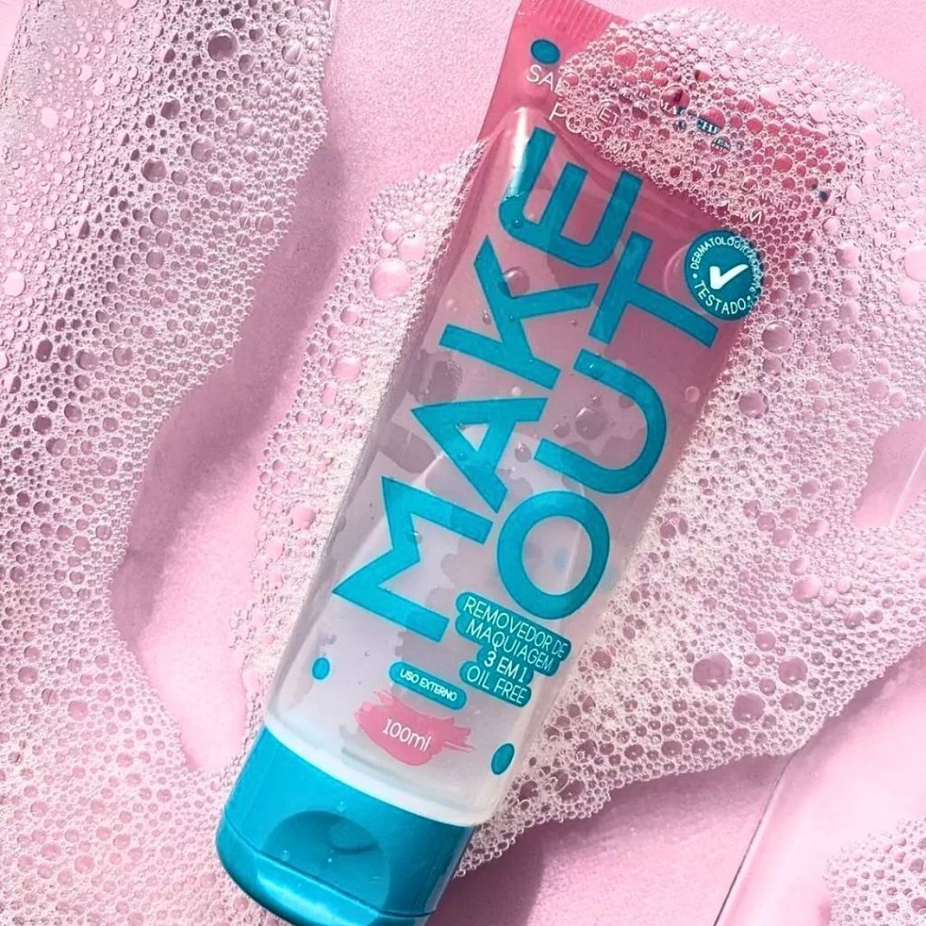 Sabonete Demaquilante Pós Maquiagem Make Out Dermachem 100ml Limpeza Facial Profunda