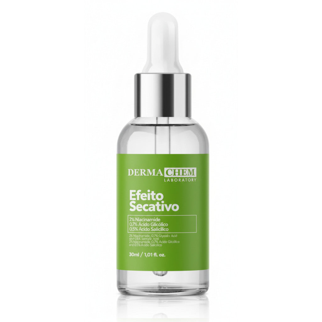 Sérum Facial Secativo Dermachem Ácido Salicílico 30ml | Antiacne, Controle da Oleosidade e Ação Anti-Inflamatória