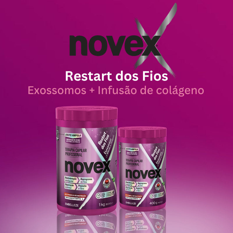 Creme de Tratamento Novex Exossomos com Infusão de Colágeno 400g